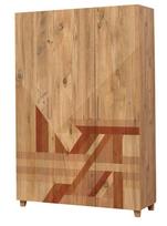 Spinta Kalune Design Leva Flow, ruda, 120 cm x 48 cm x 189 cm