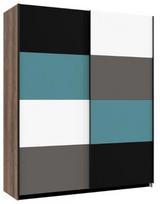 Spinta Forte Raven RVXS824E1-N41, balta/juoda/žalia, 61.2 cm x 170.3 cm x 209.7 cm