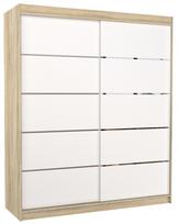 Spinta ADRK Spectra 180, balta/rusva, 58 cm x 180 cm x 215 cm