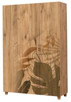 Spinta Kalune Design Leva Forest, ruda, 48 cm x 120 cm x 189 cm