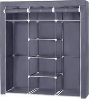 tekstiline spinta - Spinta Leobert RYG12G, pilka, 150 cm x 45 cm x 175 cm - 1 nuotrauka