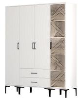 Spinta Kalune Design Kumsal STP, balta, 47.5 cm x 160 cm x 201.4 cm