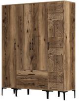 Spinta Kalune Design Kumsal STP, riešuto, 47.5 cm x 160 cm x 201.4 cm