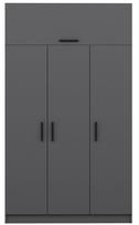 Spinta Kalune Design Minar 3 235, antracito, 52 cm x 135 cm x 235 cm