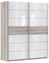 Spinta Forte Rondino RDNS727E1-T30, ąžuolo/balta, 61 cm x 170 cm x 210 cm