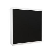 Spinta ADRK Terecia 200, skaidri/balta/juoda, 58 cm x 200 cm x 215 cm
