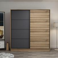 Spinta Kalune Design Kale 3172, antracito, 52 cm x 180 cm x 190 cm