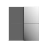 Spinta Forte KAIS82241-U27, pilka, 170.3 cm x 61.2 cm x 190.5 cm, su veidrodžiu
