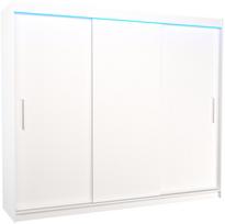 Spinta ADRK Antos LED, balta, 58 cm x 250 cm x 215 cm