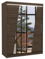 Spinta ADRK Bolton LED, ruda, 58 cm x 150 cm x 200 cm, su veidrodžiu