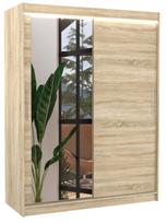 Spinta ADRK Bianco LED, rusva, 58 cm x 150 cm x 200 cm, su veidrodžiu