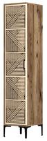 Spinta Kalune Design Kumsal P, kreminė/riešuto, 47.5 cm x 40 cm x 201.4 cm