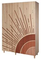 Spinta Kalune Design Lena 970, ruda, 52 cm x 135 cm x 192 cm