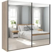 Spinta Tetrix, ruda, 60 cm x 220 cm x 195.5 cm, su veidrodžiu