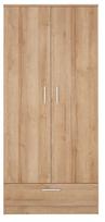 Spinta Forte Panama PXRS721-A11, ąžuolo, 52.7 cm x 79.9 cm x 180.1 cm
