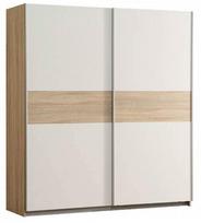 Spinta Forte Winnie EPRS923E-Q45, balta/sonoma ąžuolo, 61 cm x 170 cm x 191 cm