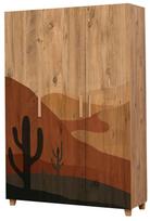 Spinta Kalune Design Leva Desert, ruda, 48 cm x 120 cm x 189 cm