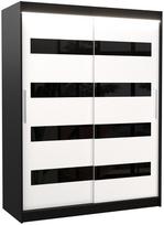 Spinta ADRK Martinez LED, balta/juoda, 58 cm x 150 cm x 200 cm