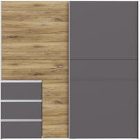 Spinta Forte W2QS323E71-M629, grafito/rusva, 200.1 cm x 61.2 cm x 200.5 cm