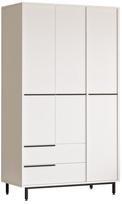 Spinta Kalune Design ON15-SU, balta/juoda, 112.2 cm x 55 cm x 195.6 cm