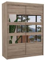 Spinta ADRK Florento 150, ruda/rusva, 58 cm x 150 cm x 200 cm, su veidrodžiu