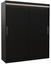 Spinta ADRK Lincoln 180, juoda, 58 cm x 180 cm x 215 cm