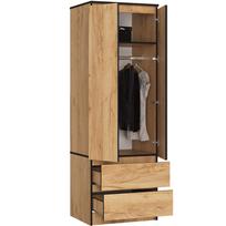 Spinta Akord Furniture Factory Star, ąžuolo, 51 cm x 60 cm x 180 cm