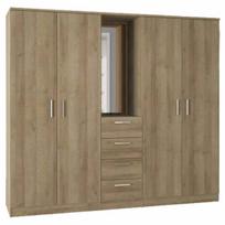 Spinta Forte Orman PXRS751-D85, medžio, 52.7 cm x 199 cm x 181 cm, su veidrodžiu