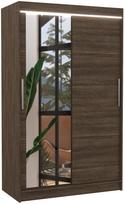 Spinta ADRK Bario LED, ruda, 120 cm x 58 cm x 200 cm, su veidrodžiu