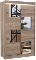 Spinta ADRK Lugano, medžio, 120 cm x 58 cm x 200 cm, su veidrodžiu