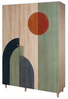 Spinta Kalune Design Lena 972, ruda, 52 cm x 135 cm x 192 cm