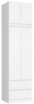 Spinta Akord S60, balta, 60 cm x 51 cm x 234 cm