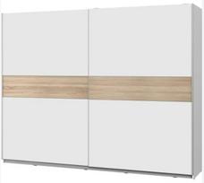 Spinta Forte Winner-Extra WNPS123E1-Q89, balta/medžio, 61.2 cm x 269.9 cm x 209.7 cm