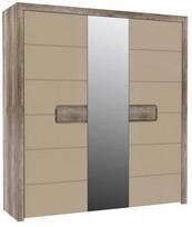 Spinta Forte Tiziano TZMS83-P82, šviesiai ruda, 60 cm x 204 cm x 219 cm, su veidrodžiu