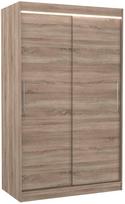 Spinta ADRK Collin LED, ruda, 58 cm x 120 cm x 200 cm