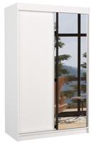 Spinta ADRK Rewena 120, balta, 58 cm x 120 cm x 200 cm, su veidrodžiu