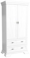 Spinta Gala Meble Kora KS1, balta, 49 cm x 88 cm x 193 cm