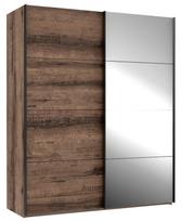 Spinta Forte Jesolo JCKS82413-D53T, tamsaus ąžuolo, 62.5 cm x 170.3 cm x 210.5 cm, su veidrodžiu
