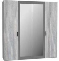 Spinta Forte Leonard LNRS945S-M172, pilka, 54.2 cm x 200.3 cm x 210.5 cm, su veidrodžiu