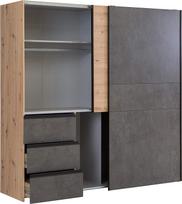 Spinta Forte Winn W2QS823E71-C752, ruda/tamsiai pilka, 61.2 cm x 170 cm x 200.5 cm