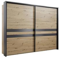 Spinta Forte Hom In OSTS12611-C780, ąžuolo/tamsiai pilka, 61 cm x 270 cm x 211 cm