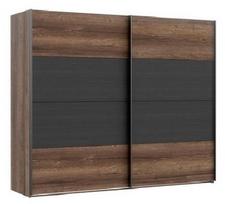 Spinta Forte Bellevue RMRS924E1-N09, tamsiai pilka/tamsaus ąžuolo, 61 cm x 220 cm x 210 cm