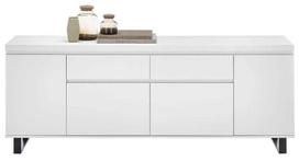 Komoda MC Akcent Austin 49307MW2, balta, 40 cm x 191 cm x 74 cm