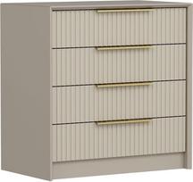 Komoda Kalune Design Kale Luxe 7939, šviesiai ruda, 45 cm x 72 cm x 77 cm