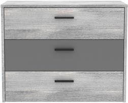 Komoda Forte LNRK214-M172, pilka, 41.5 cm x 99.8 cm x 79.9 cm