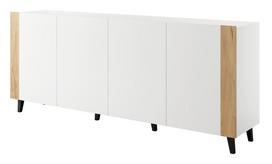 komodos 200 - Komoda Cama Meble Faro, ąžuolo/balta, 200 cm x 42 cm x 82 cm - 1 nuotrauka