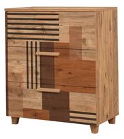Komoda Kalune Design Leva Gravis Colorblock, ruda, 43 cm x 80 cm x 95 cm