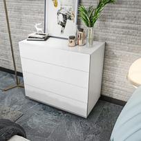 Komoda Kalune Design Lines 322RTC1507, balta, 45 cm x 90 cm x 81.6 cm