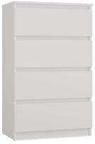 34 4 - Komoda ADRK Malwa M4 60, balta, 60 cm x 34.5 cm x 97.5 cm - 2 nuotrauka