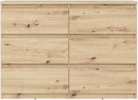 Komoda Forte Chelsea CHLK24-D78, rusva, 42.2 cm x 110 cm x 79.9 cm
